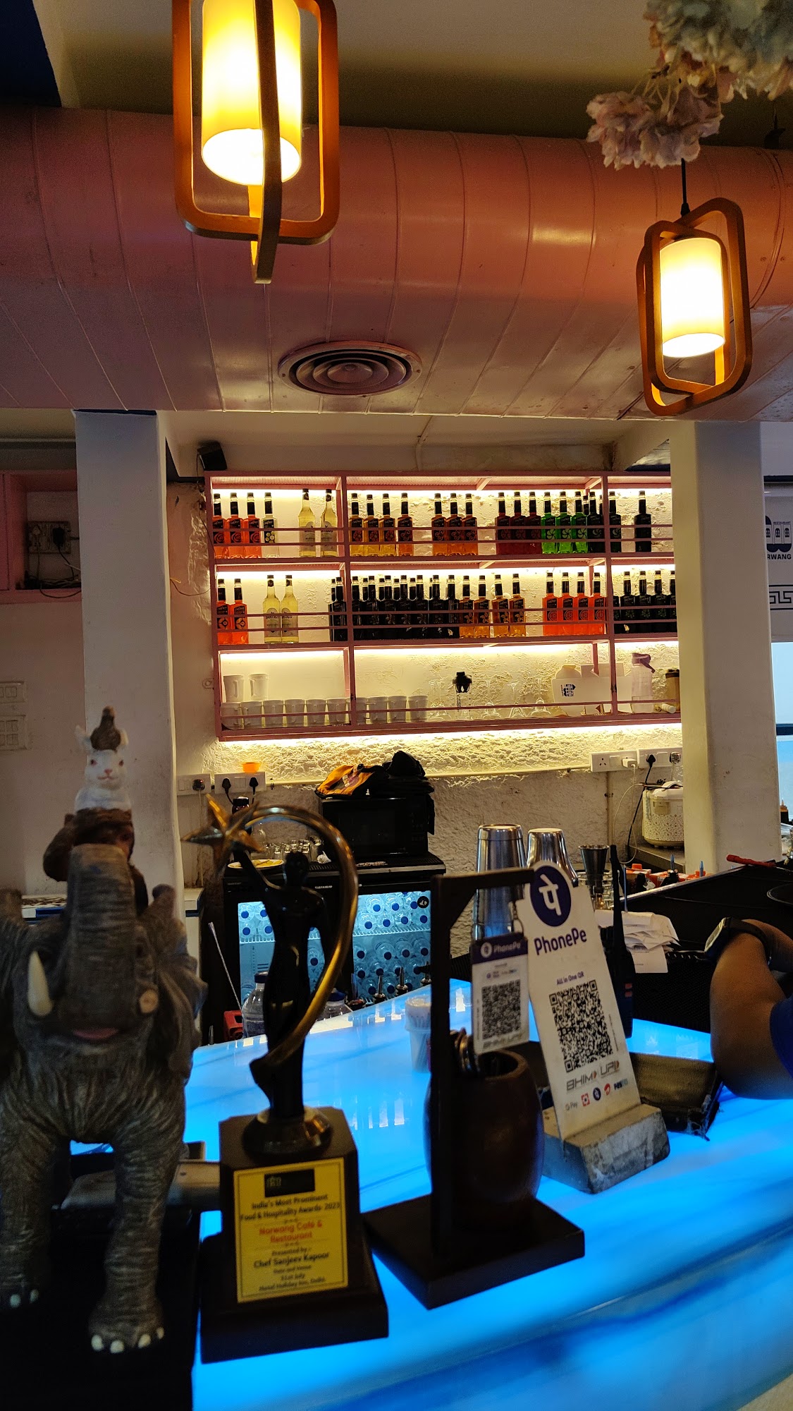 Interior bar area